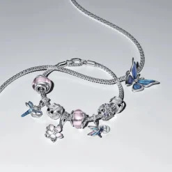Pandora – Kolibri Dobbel Hengende Charm