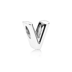 Pandora – Letter V silver charm