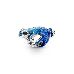 Pandora – Metallisk Blå Gekko Charm