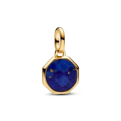 Pandora – Mini medaljongcharm, blå