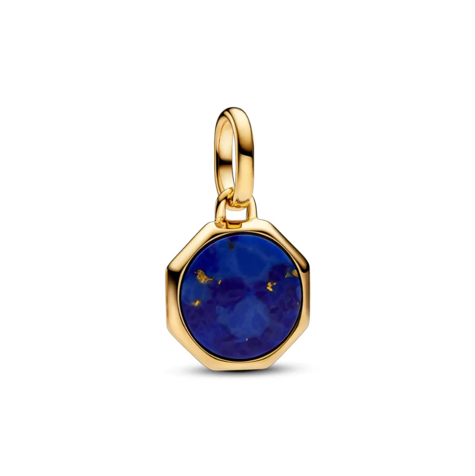 Pandora – Mini medaljongcharm, blå