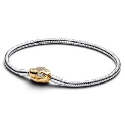 Pandora – Moments Snake chain sølvarmbånd til charms
