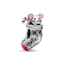 Pandora – Mus og Julestrømpe Charm