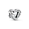 Pandora – Openwork Familiehjerte og Stjerne Charm