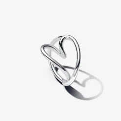 Pandora – Organisk Formet Hjerte Ring