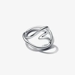 Pandora – Organisk Formet Hjerte Ring