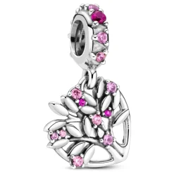 Pandora – Rosa Hjerte Familietre – Charm