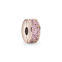 Pandora – Rosa Pavé – Klemmecharm