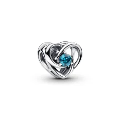 Pandora – Sammenflettet hjerte og stener charm for UNICEF