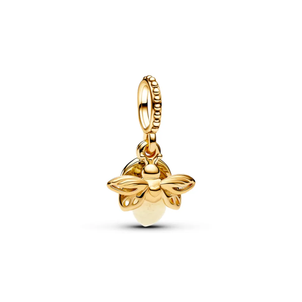 Pandora – Selvlysende Ildflue Hengende Charm