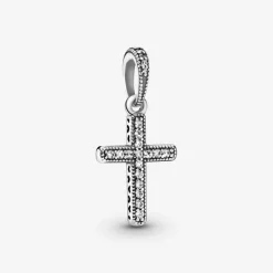Pandora – Sparkling Cross Pendant – Anheng i sølv