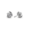 Pandora – Sparkling moon & star stud earrings