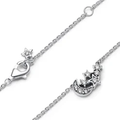 Pandora – Sparkling moon & star collier necklace