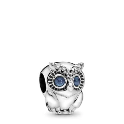 Pandora – Sparkling Owl Charm