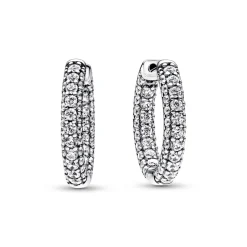 Pandora – Timeless Pavé Enkel Rad Øreringer