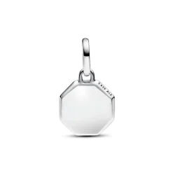 Pandora – Turkisfarget Inngraverbar Mini Medaljongcharm