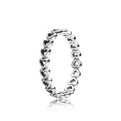 Pandora- Linked Love- ring- sølv