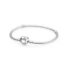 Pandora Moments – Heart Clasp – Sølv armbånd
