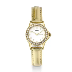 Panex – Barneklokke med metallic-gull rem