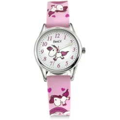 Panex – Barneklokke med rosa silikonrem