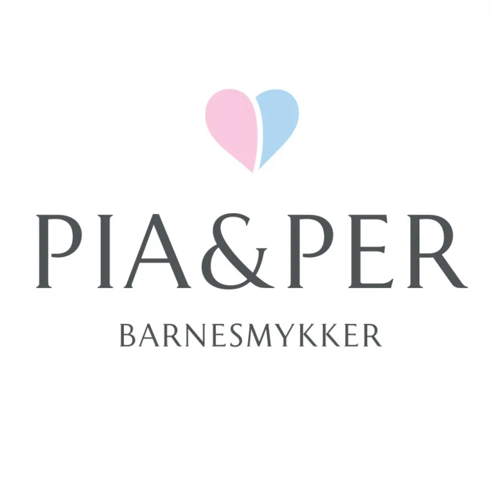 Pia&Per – SØLV – ANHENG HJERTE M/STEN/ROSA EMALJE
