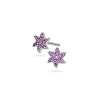 Prins & Prinsesse by Gulldia – Ørepynt i sølv med rosa blomst