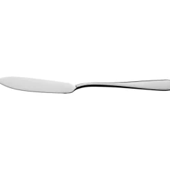 Riflet – Fiskekniv massiv, sølvplett 21,80 cm