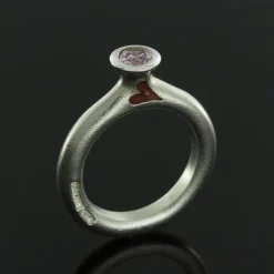 RING – Hjerteblomst R1R – Håndlaget i kun ett eksemplar