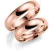 Rosè gull ring – 3,5 mm bredde