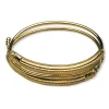 SAGA – Armring i 14k gult gull – Drage dobbel
