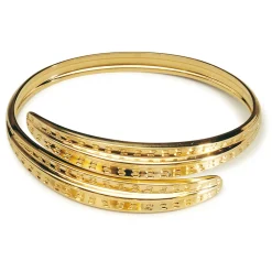 SAGA – Armring i 14k gult gull – Slange