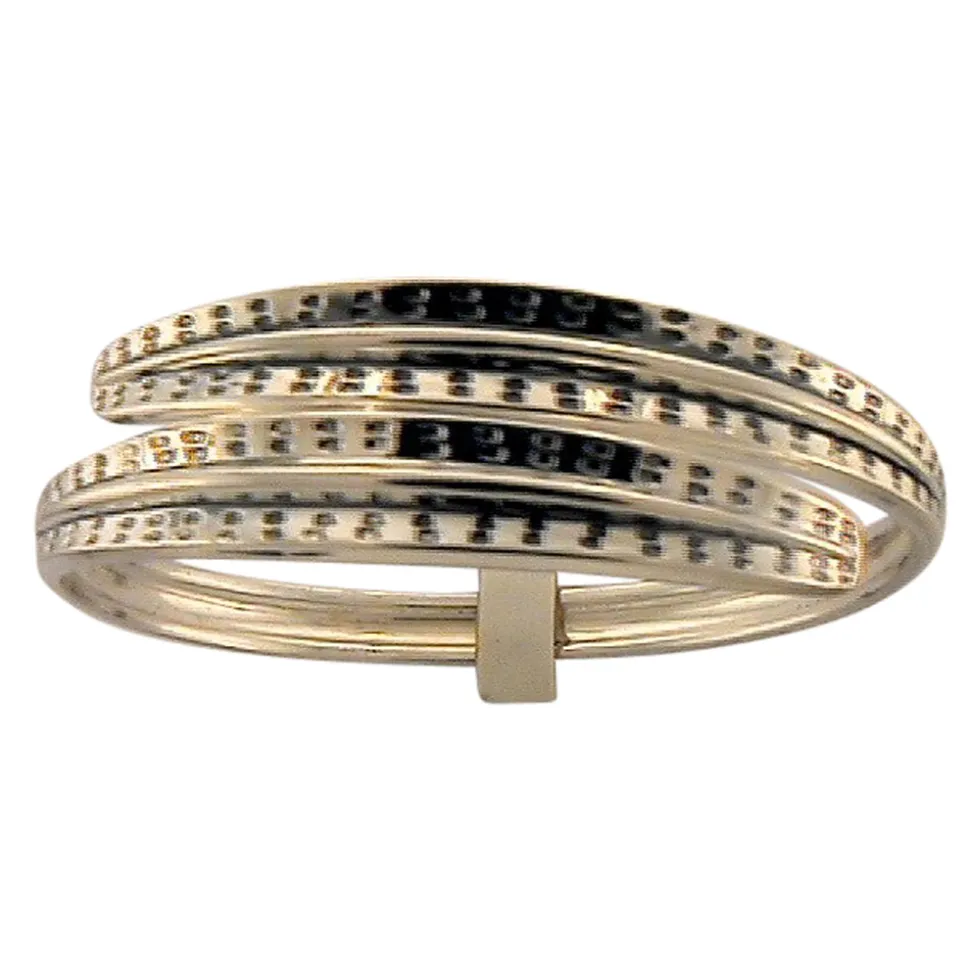 SAGA – Armring i oksidert sølv – Slange