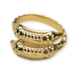 SAGA – Ring i 14k gult gull – Drage enkel