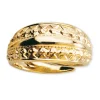 SAGA – Ring i 14k gult gull – Bord