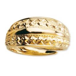 SAGA – Ring i 14k gult gull – Bord