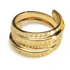 SAGA – Ring i 14k gult gull – Slange