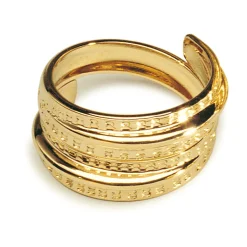 SAGA – Ring i 14k gult gull – Slange
