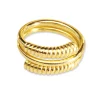 SAGA – Ring i 14k gult gull – Spiral
