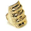 SAGA – Ring i 14k gult gull – Stor utgave