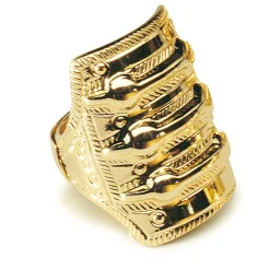 SAGA – Ring i 14k gult gull – Stor utgave