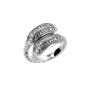 SAGA – Ring i oksidert sølv – Drage