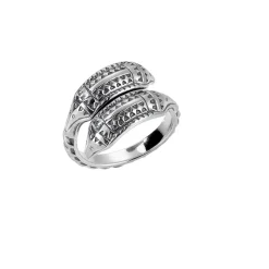 SAGA – Ring i oksidert sølv – Drage