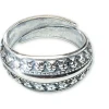 SAGA – Ring i oksidert sølv – Bord