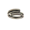 SAGA – Ring i oksidert sølv – Spiral