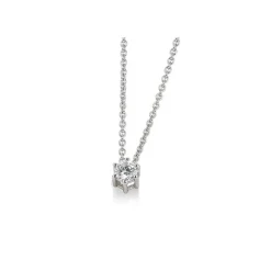 Saint Maurice – enstens diamantanheng i hvitt gull – 0,20 ct