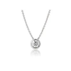 Saint Maurice – enstens diamantanheng i hvitt gull – 0,30 ct