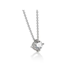 Saint Maurice – enstens diamantanheng i hvitt gull – 0,40 ct