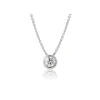 Saint Maurice – enstens diamantanheng i hvitt gull – 0,10 ct