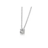 Saint Maurice – enstens diamantanheng i hvitt gull – 0,15 ct