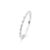 Saint Maurice – Eternity Fantasy Ring I hvitt Gull Med Diamanter 0,105 ct